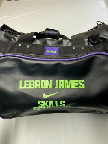 Rare Nike Official LEBRON JAMES Skills Academy Black Duffel Bag Cover