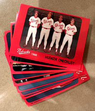 1988 Nebraska Cornhuskers Baseball Team Card Set - Complete 27 Cards