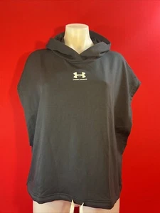 Under Armour Rival Terry SS Hoodie Black 1376997. SZ L - Picture 1 of 7