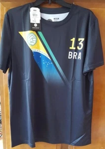 New! Mens Surfing Adriano De Souza WSL Tour Surf Shirt Jersey Brazil Retail $59 - Picture 1 of 4