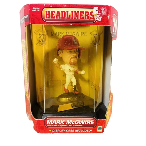 Headliners XL Mark Mcgwire Commemorative Figure 1998 MLB Baseball Bubblehead Cover