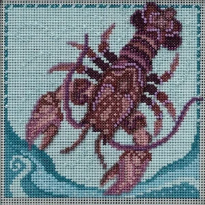 Lobster Cross Stitch Kit Mill Hill 2022 Marine Life Quartet MH172212 - Picture 1 of 2