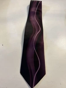 FERUCCI MENS TIE Purple NEW WITH TAGS 100% Silk - Picture 1 of 4