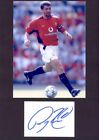 Roy Keane - Man Utd - Signed Photo & Index Card - COA (15456)