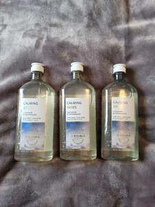 3 Bath & Body Works Aroma Calming Skies Lavender Peppermint Body Wash & FoamBath - Picture 1 of 6