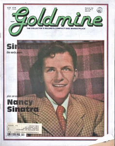 GOLDMINE Record Magazine March 22, 1991-Frank Sinatra, Intvw with Nancy Sinatra - Imagen 1 de 1