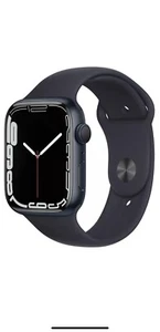 Apple Watch Series 7 GPS 45mm Midnigt Aluminum case - Mid Sport Band MKN53LL/A - Zdjęcie 1 z 4