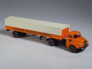 (DÄH) Wiking MAN Pritschensattelzug Altonaer Wellpappenfabrik - Bild 1 von 1