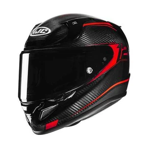 Casco de motocicleta HJC RPHA 12 Keres de carbono MC1 rojo incluye luz libre - Imagen 1 de 3