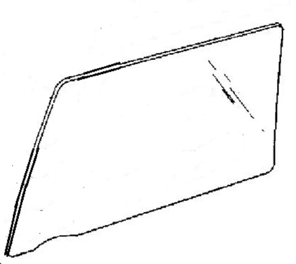 Se adapta a Pontiac Bonneville 1982-1986 4 puertas sedán conductor lado izquierdo puerta trasera vidrio Foto 1 de 1