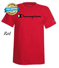 Champion Mens Classic Jersey Script Logo T-Shirt--Brand New--Various Sizes