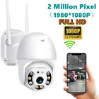 1080P WIFI IP Camera Wireless Outdoor CCTV HD PTZ Smart Home Security IR Cam UK