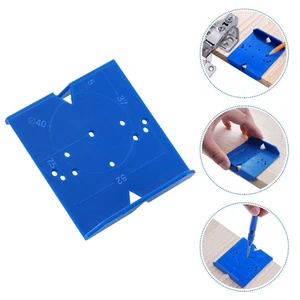 Accesorio de montaje de bisagra gabinete herrajes herramienta plantilla bisagras para puertas - Imagen 1 de 12