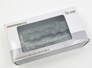 Marklin Metal Military Mission 4MFOR 48713 Heavy Duty Flat Car with Heavy Truck - Picture 1 of 2
