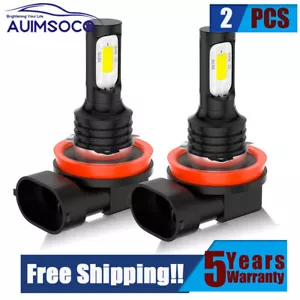 Pair H11 LED Headlight Kit Super Bright Bulbs Low Beam For Ford Ranger 2019-2022 - Picture 1 of 15