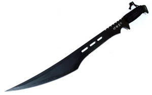High Quality Defender Deluxe 27" Black Ninja Sword Striker Black Stainless Steel - Picture 1 of 3