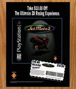 Jet Moto Sony Playstation Sears - Video Game Print Ads Poster Promo Art 1997 - Picture 1 of 3