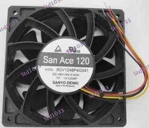 NEW San Ace120 9GV1248P4G041 48V 0.42A 12025 12cm server fan 4PIN - Picture 1 of 3