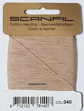 Scanfil beige 100% Coton Filet pour coudre à la main Tarning & Mending - 15 mètres