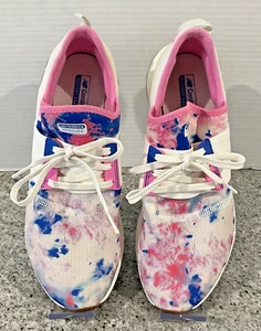 New Balance Womens DynaSoft Nergize Shoes Size 10 Blue Pink White Comfort Insert - Picture 1 of 13