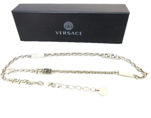 Versace chain belt metal women accessory total length 92cm with box - Picture 1 of 5
