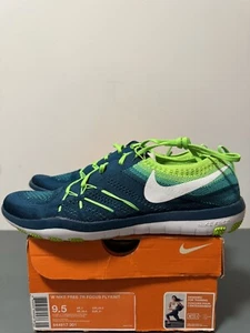 Nike Free TR Focus Flyknit Verde Turquesa/Eléctrico Mujer Talla 9.5 844817-301 - Imagen 1 de 5