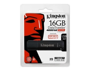 CLE USB 3.0 KINGSTON TECHNOLOGY - DATATRAVELER 4000 G2 16GB - Photo 1/1