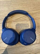 Sony Blue Wireless Headphones