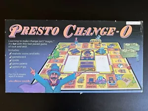 Presto Change-O 1987 Vintage Board Game - Educational Insights CIB Sealed Pcs - Picture 1 of 7