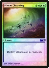 Planar Cleansing FOIL Magic 2014 / M14 HEAVILY PLD White Rare MTG CARD ABUGames