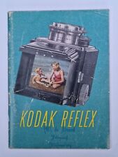 Kodak Reflex Camera Original Instructions w/South Africa Malmesbury Connection