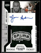 James Anderson 2010-11 Playoff Contenders Patches #119 Rookie Auto