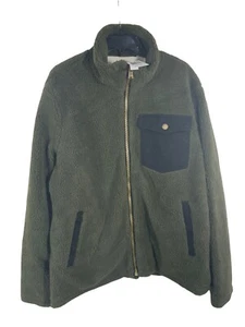 Chaqueta Pendleton Rock River Sherpa polar cremallera completa para hombre L grande oliva - nueva con etiquetas - Imagen 1 de 11