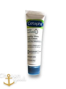 Crema diaria Cetaphil hidratación profunda brillo saludable piel sensible seca rostro 10 g - Imagen 1 de 2