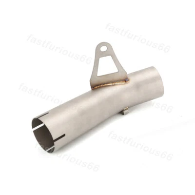 60MM For BMW S1000RR 2015 2016 Exhaust Tips Mid Link Pipe Connect Tube Slip On Foto 1 de 4