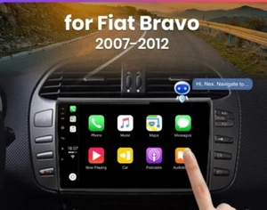 RADIO 2 DIN 9" PER FIAT BRAVO 07/12 ANDROID GPS BLUETOOTH USB 1/32 CARPLAY - Foto 1 di 5