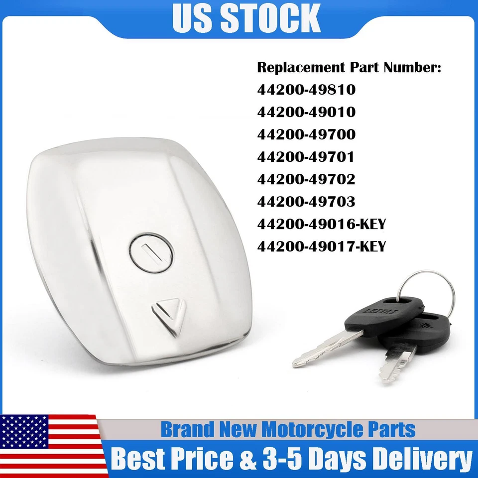 GAS FUEL TANK CAP FILLER FOR SUZUKI GS450 GS650 GR650 GS750 GS850 GS1000 GS1100 Foto 1 de 4