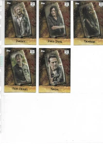 The Walking Dead Temporada 7 - Lote de 5 tarjetas Chop Chase EXCELENTE Topps 2017 - Imagen 1 de 1