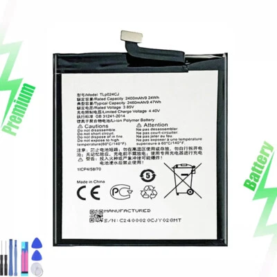 New TLp024C1 Battery Replacement For Verizon Alcatel Avalon V 5059S Tools - Image 1 of 4