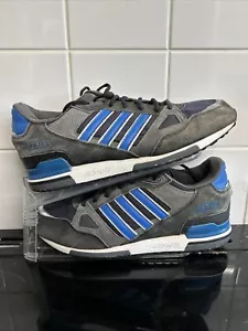 Adidas Originals ZX 750 UK 12 Mens Shoes Trainers Blue & Grey - Picture 1 of 19