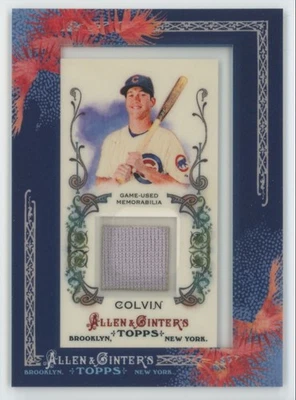 2011 Topps Allen & Ginter Framed Mini Tyler Colvin Patch #AGR-TC A1 - Image 1 of 2