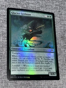MTG Edge of Eternities FOIL U Glacier Godmaw #0188 quasi nuovo - Foto 1 di 2