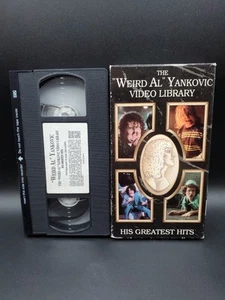 The Video Library by Weird Al Yankovic VHS 1992 Greatest Video Hits Vintage MTV - Foto 1 di 4