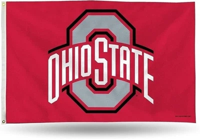 Ohio State University Buckeyes Premium 3x5 Flag Banner Metal Grommets Outdoor... - Image 1 of 3