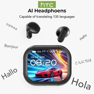 Auriculares Bluetooth V6.0 AI Traductor Auriculares OWS LCD Pantalla Táctil Deportivos Inalámbricos - Imagen 1 de 11