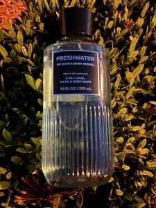 Bath & Body Works Men's 3-in-1 Hair, Face & Body Wash, Freshwater - 10oz New - Picture 1 of 3