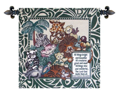 Experience the Majesty of All Creatures Great and Small with Italian Tapestry - Image 1 of 3