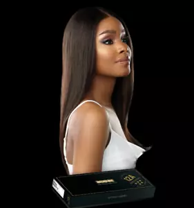 SENSATIONNEL 12A SWISS LACE WIG NATURAL STRAIGHT 22" NATURAL BLACK - Picture 1 of 5