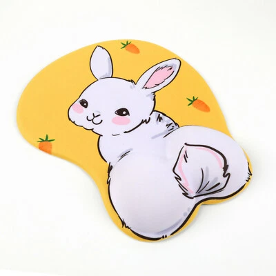 Ergonomic Mouse Pad with Gel Wrist Support 3D Funny Butt Anime Wrist Rest - 3359 - Image 1 of 4