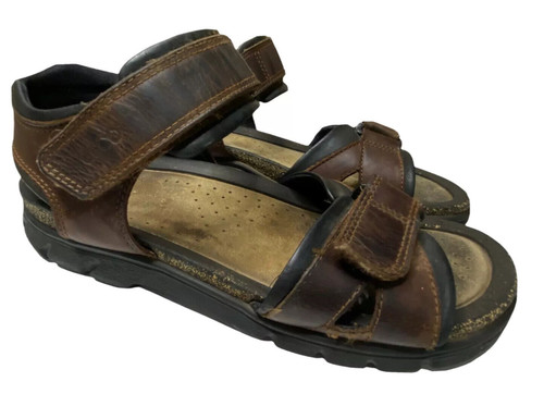 Sandali uomo Ecco in pelle marrone taglia 43 US taglia 9 9 5